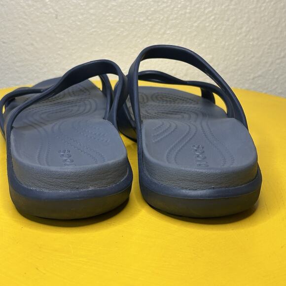CROCS Navy Blue Sandals - Picture 9 of 15